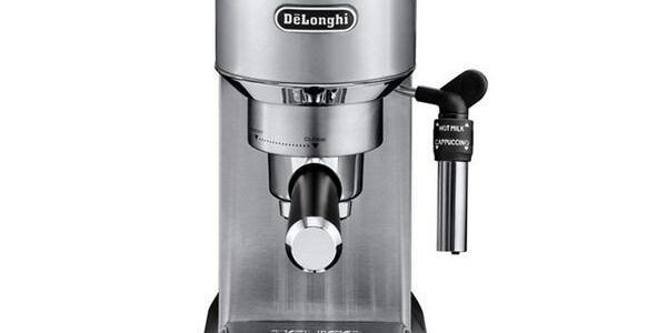 Espresso DeLonghi Dedica EC 685.M strieborn… Exkluzivní pákový kávovar široký pouze 14,9 cm