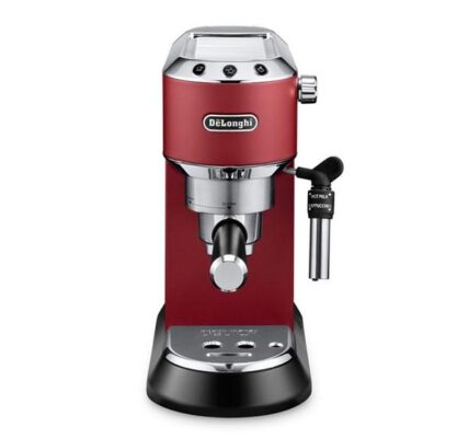 Espresso DeLonghi Dedica EC 685.R červen… Exkluzivní pákový kávovar široký pouze 14,9 cm