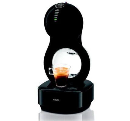 Espresso Krups NescafÉ Dolce Gusto Lumio KP130831 čierne… Automatický kapslový kávovar, profesionální tlak až 15 barů, bohatá nabídka nápojů, teplé