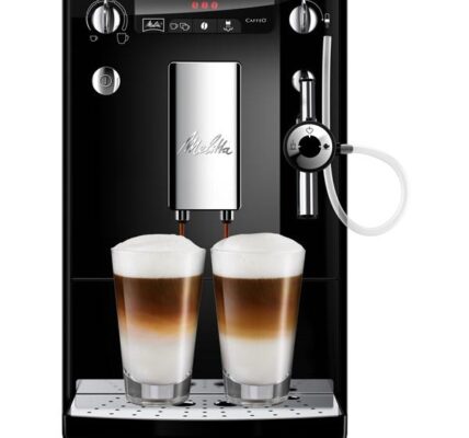 Espresso Melitta Solo Perfect Milk Černé čierne… Malý plně automatický kávovar, pouze 20cm široký, AUTO-CAPPUCCINATORE – vykouzlí lehkou mléčnou pěn