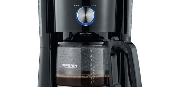 Kávovar Severin KA 4820 čierny… Překapávač s možností výběru aroma, skleněným džbánem se stupnicí a ergonomickou rukojetí.