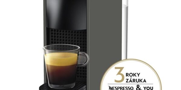 Espresso Krups Nespresso Essenza mini XN110B10… Kávovar na kapsle tlak 19bar, rychlé nahřátí již za 25 s.