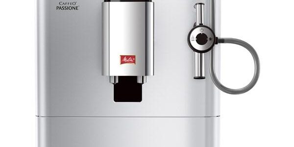 Espresso Melitta Passione Stříbrné strieborn… Plně automatický kávovar s funkcí Systém nejlepšího aroma, integrovaný prvek Auto-Cappuccinatore.