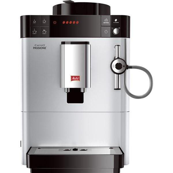 Espresso Melitta Passione Stříbrné strieborn… Plně automatický kávovar s funkcí Systém nejlepšího aroma, integrovaný prvek Auto-Cappuccinatore.