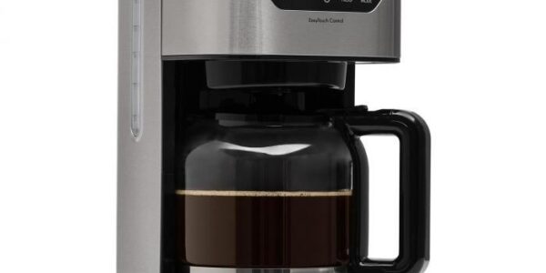 Kávovar Klarstein Arabica čierny/strieborn… Velká kapacita: kapacita 1,5 litru až do 15 šálků kávy, LCD diplej, možnost výběru intenzity kávy.
