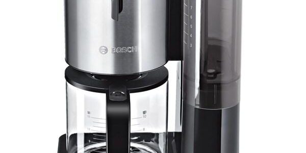 Kávovar Bosch Styline TKA8633 čierny/nerez… 10 šálků, příkon 1160 W, funkce drip stop, regulace a udržování teploty, systém pro optimální aroma.