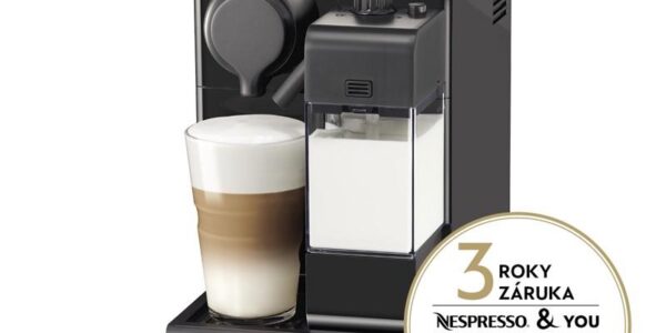 Espresso DeLonghi Nespresso Lattissima Touch EN560.B čierne… Kávovar na kapsle tlak 19bar, rychlé nahřátí již za 25 s, patentovaný systém De’Longhi
