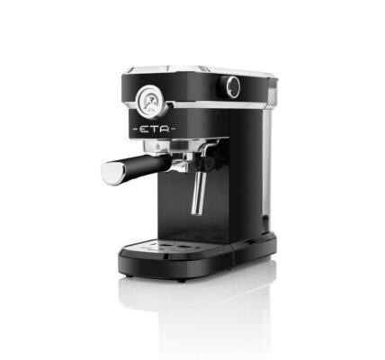 Espresso ETA Storio 6181 90020 čierne… Dizajnový pákový kávovar v slim dizajne s tlakom čerpadla až 20 barov a tryskou na mliečnu penu