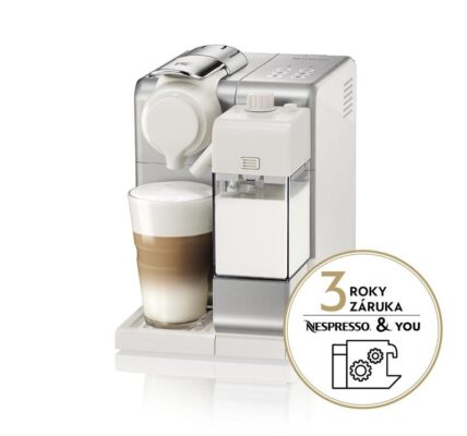 Espresso DeLonghi Nespresso Lattissima Touch EN560.S strieborn… Kávovar na kapsle tlak 19bar, rychlé nahřátí již za 25 s, patentovaný systém De’Long