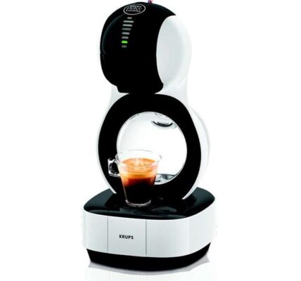 Espresso Krups NescafÉ Dolce Gusto Lumio KP130131 biele… Automatický kapslový kávovar, profesionální tlak až 15 barů, bohatá nabídka nápojů, teplé i