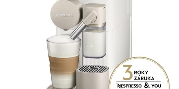 Espresso DeLonghi Nespresso Lattissima EN500.W biele/béžov… Kávovar na kapsle tlak 19bar, rychlé nahřátí již za 25 s, kompaktní mléčná karafa pro př