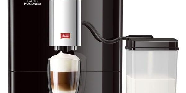 Espresso Melitta Passione One Touch Černé čierne… Plně automatický kávovar, vyjímatelný mléčný systém s externí nádobou na mléko, barevný TFT disple