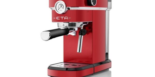 Espresso ETA Storio 6181 90030 červen… Dizajnový pákový kávovar v slim dizajne s tlakom čerpadla až 20 barov a tryskou na mliečnu penu