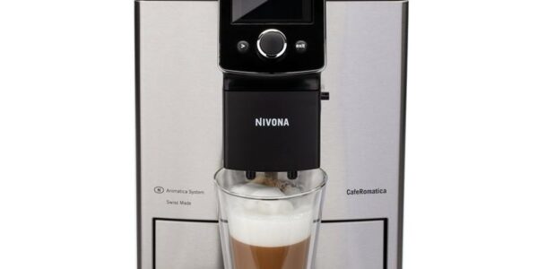 Espresso Nivona CafeRomatica 825 nerez… Tlak 15 bar, TFT barevný displej, Aroma Balance System, individuálně nastavitelný stupeň mletí.