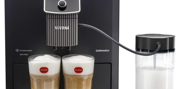 Espresso Nivona CafeRomatica 1030 čierne… Tlak 15 bar, TFT barevný displej s dotykovou obrazovkou, integrované bluetooth, extra velký zásobník na zr