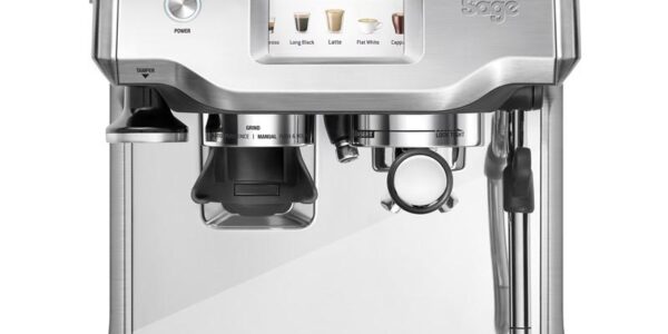 Espresso Sage Barista Touch Ses880bss… Dotykový displej, integrovaný kónický mlýnek, přednastavené programy a možnost uložení až 8 vlastních nápojů,