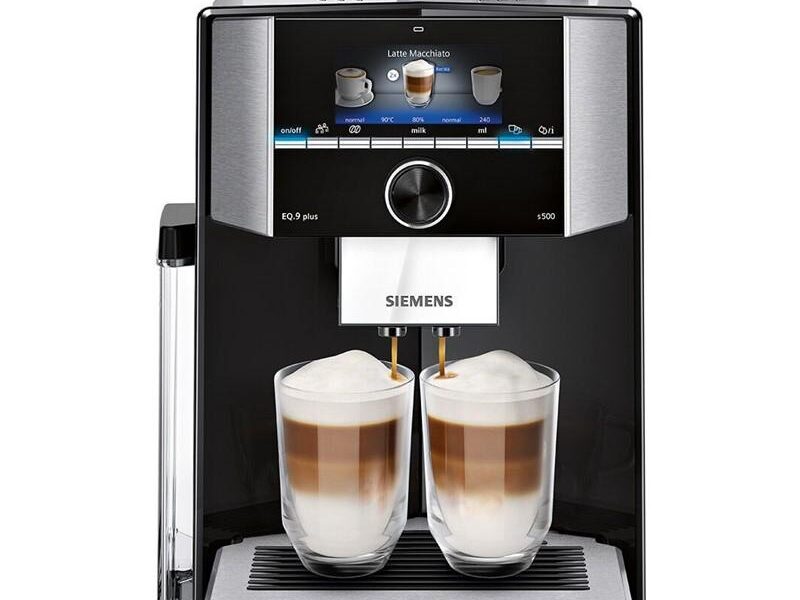 Espresso Siemens Ti955209rw čierne… 19 bar, iAroma System, aromaDouble Shot, mód „barrista“, velký barevný TFT displej, tichý keramický mlýnek s cof