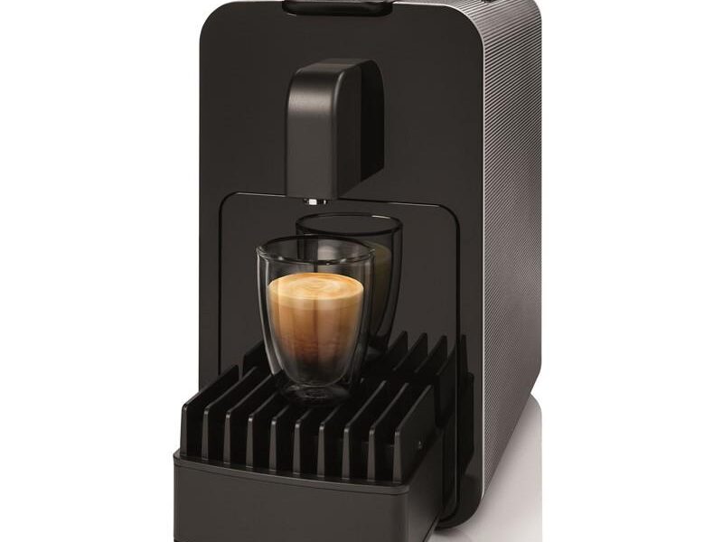 Espresso Cremesso Viva B6 Volcano black… Tlak 19 barů, funkce předspaření s pauzou na rozvoj aromatu, 5 programovatelných tlačítek na přípravu kávy