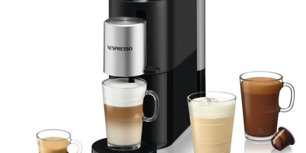 Espresso Krups Nespresso Atelier XN890831 čierne… Tlak 19 barů, automatické napěnění mléka