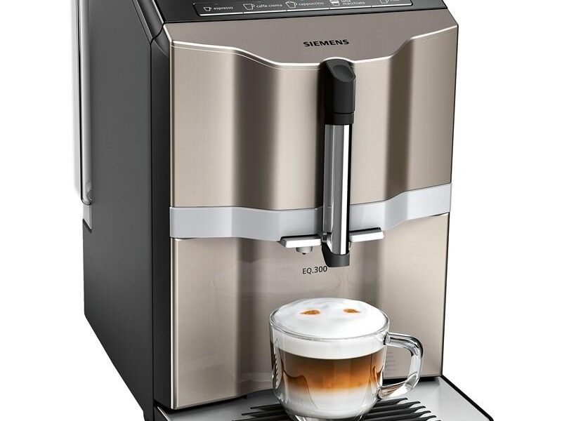Espresso Siemens EQ.300 Ti353204rw… Tlak čerpadla 15 bar, iAroma System, coffeeDirect, aromaPlus,  keramický mlýnek, textový displej.
