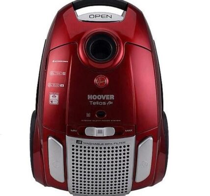 Podlahový vysávač Hoover Telios Plus Te70_te75011… AAAA, hlučnost 66 dB(A), max. příkon 700 W, omyvatelný Epa filtr, sáček Epa 3,5l, hubice All Floo