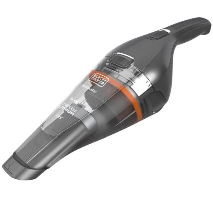 Vysávač akumulátorový Black-Decker Dustbuster Nvc220wc… Kompaktní a praktická konstrukce, doba chodu 12 min, prachová nádoba 385 ml, hmotnost 0,69 k