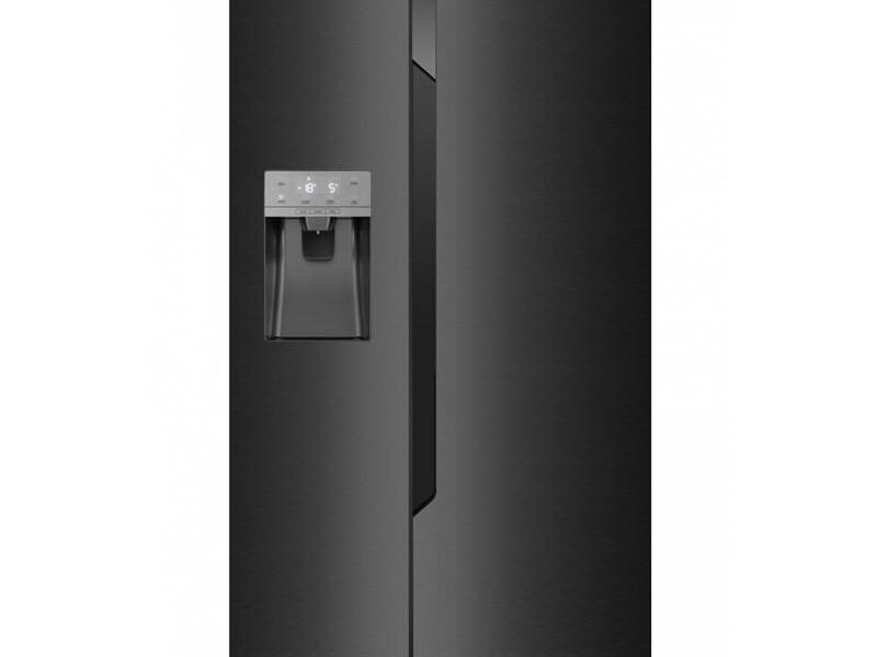 Americká chladnička Hisense Rs694n4tf2… Luxusní í americká chladnička v černém nerezovým provedení, která dodá vaší kuchyni punc jedinečnosti.