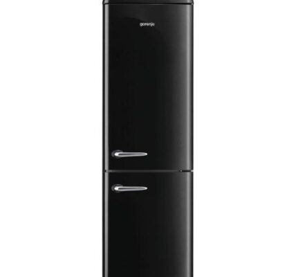 Kombinácia chladničky s mrazničkou Gorenje Retro Ork192bk čierna…