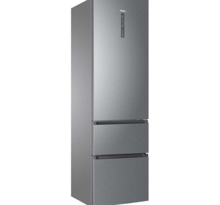 Kombinácia chladničky s mrazničkou Haier A3fe837cgj Titanium…
