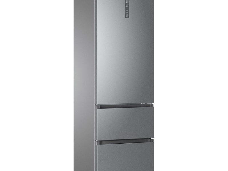 Kombinácia chladničky s mrazničkou Haier A3fe837cgj Titanium…