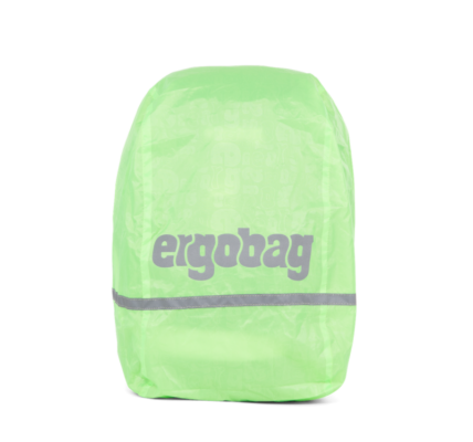 Ergobag Pršiplášť na batoh fluorescenčný zelený