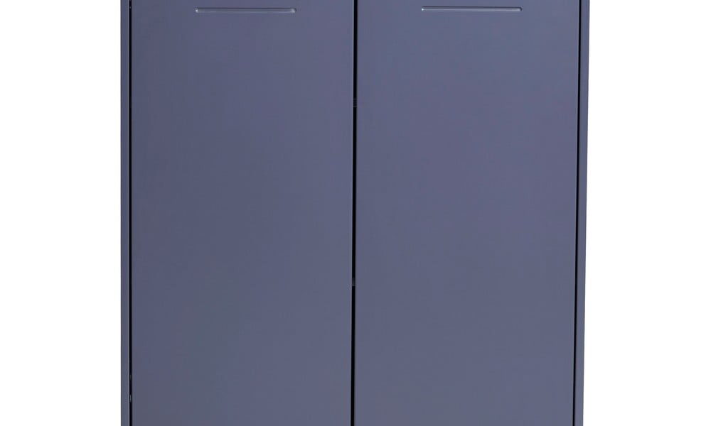 Modrá komoda Marckeric Zack, 75 × 100 cm