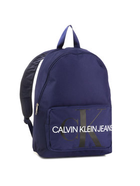 Calvin Klein Jeans Ruksak Monogram Campus Backpack 40 IU0IU00088 Tmavomodrá