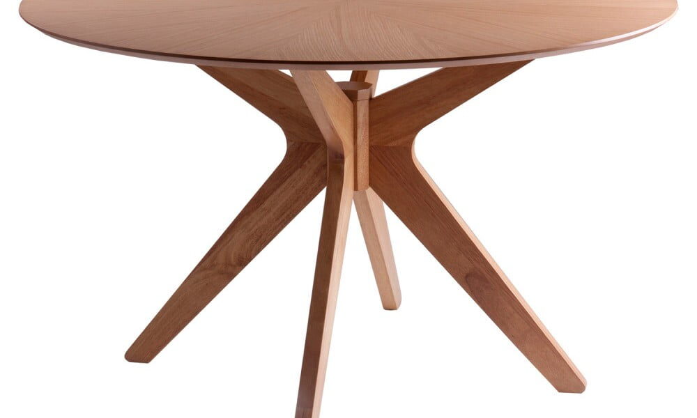 Jedálenský stôl v dekore dubového dreva sømcasa Carmel, ⌀ 120 cm