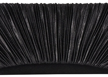 Barolo Elegantná čierna listová kabelka 1803-2