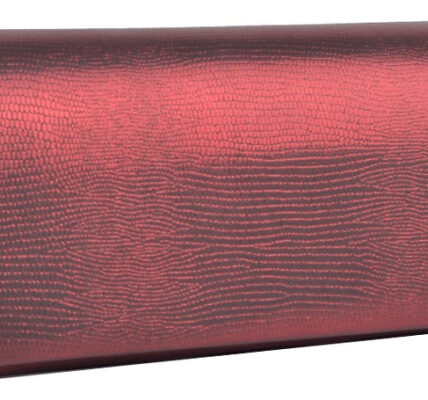 Charmel Elegantná červená listová kabelka 1786