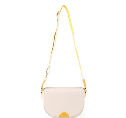 David Jones Paris Dámská crossbody kabelka 6251-1 – krém. bílá