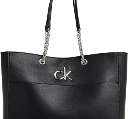 Calvin Klein Dámska kabelka Re-Lock Shopper K60K606676BAX