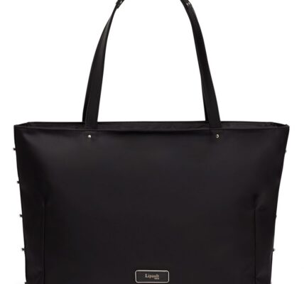 Lipault Dámská kabelka na notebook Business Avenue Tote Bag 15,6“ – černá
