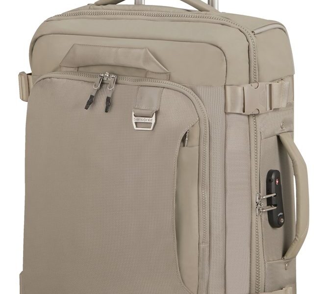 Samsonite Cestovní taška/batoh na kolečkách Midtown 43 l – béžová