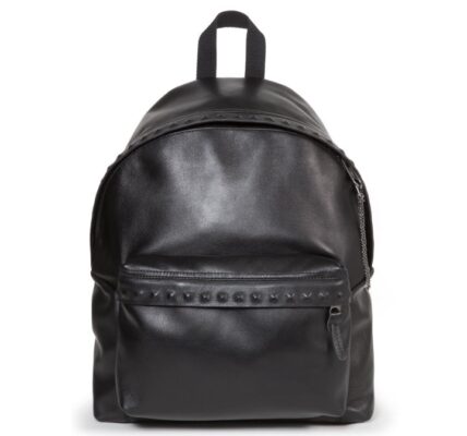 EASTPAK Kožený batoh Padded Pak’r Black Studs EK62029U 24 l