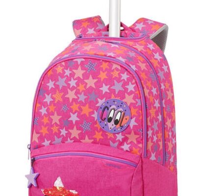 Samsonite Školní batoh na kolečkách Color Funtime 26 l – růžová