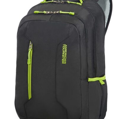 American Tourister Batoh Urban Groove UG4 24G 27 l 15.6″ – černá/zelená