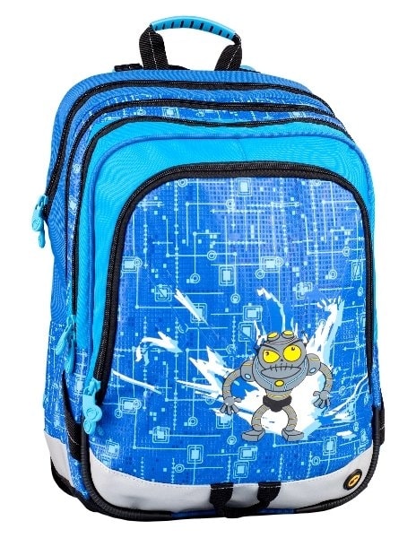 Bagmaster Klučičí školní batoh pro prvňáčky S1A 0114 C BLUE 17 l