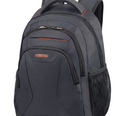 American Tourister Batoh At Work Laptop Backpack 33G 20,5 l 13.3″-14.1″ – šedá/oranžová