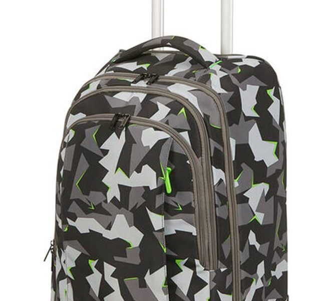 American Tourister Batoh na kolečkách 15,6“ Fast Route 37 l – zelenošedá