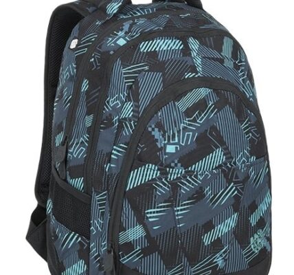 Bagmaster Studentský batoh DIGITAL 9 C PETROL/BLUE/BLACK 24 l