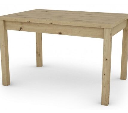 Jedálenský stôl Adam 120×80 cm, dub artisan, rozkladací