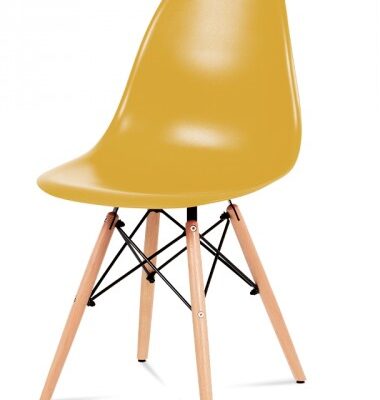 Jedálenská stolička Mila (žltá)