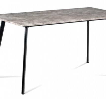 Jedálenský stôl Torres (betón, čierna)